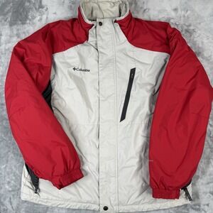 Columbia Jacket Omni-Tech Mens Size Large Heat Thermal Waterproof Sportswear